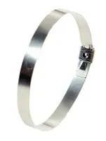 Produktfoto 1 von HellermannTyton MST Edelstahl 304 Kabelbinder Kugelverschluss Metallisch 5.9 mm x 500 mm
