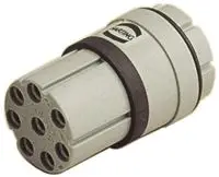 Produktfoto 1 von HARTING R15 Industrie-Steckverbinder Kontakteinsatz Buchse, 7-polig 10A, Kabel, Steckverbindereinsatz