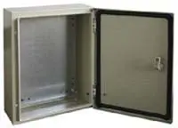 Produktfoto 1 von RS PRO Stahl Wandanschlusskasten RAL 7032 IP66, HxBxT 700 mm, 600 mm x 200 mm