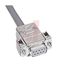 Produktfoto 1 von HARTING D-Sub D-Sub-Gehäuse Gerade, 15-polig, D: D-Sub-Gehäuse Zugentlastung, Silber, Größe A, aus Thermoplast