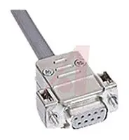Produktfoto 1 von HARTING D-Sub D-Sub-Gehäuse Gerade, 25-polig, D: D-Sub-Gehäuse Zugentlastung, Silber, Größe B, aus Metall-Thermoplast