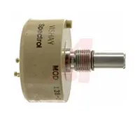 Produktfoto 1 von Vishay 138 Buchse Drehen Potenziometer 10 kΩ 10 % / 2 W, Schaft-Ø 6.35 mm