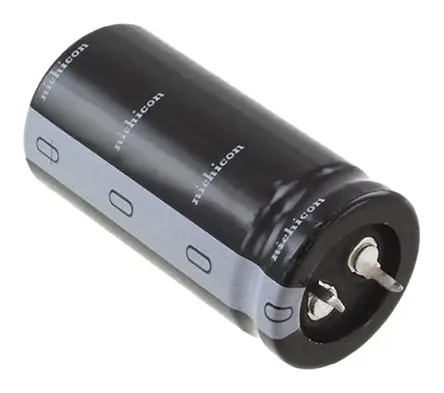 Produktfoto 1 von Nichicon LS, THT Aluminium-Elektrolyt Kondensator 4700μF ±20% / 80V dc, Ø 25mm x 50mm, +85°C