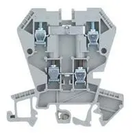 Produktfoto 1 von Wieland WK 4 E / U / VB Doppelstock Reihenklemmen 2 Schwarz, 400V Schraubbefestigung ATEX