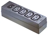 Produktfoto 1 von Bulgin PXD200 IEC C13 Steckdosenleiste, 4-fach 10A IEC 60320 C14, 250V