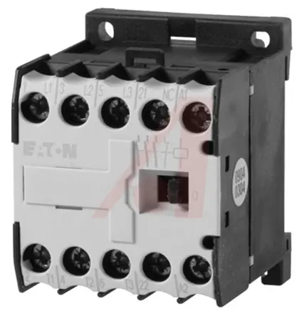 Produktfoto 1 von Eaton DILM Schütz 110 V ac-Spule, 3-polig, 690V ac / 6 A 120 V 3 kW 3 Schließer Motorsteuerung 1-Hilfskontakte