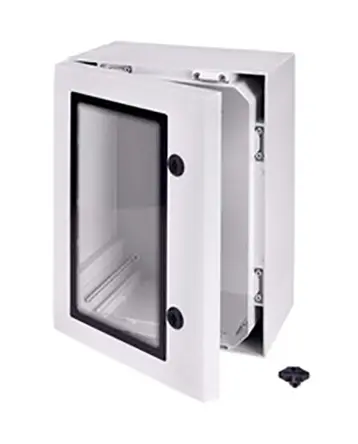 Produktfoto 1 von Fibox ARCA Polycarbonat Wandanschlusskasten Grau IP66, HxBxT 600 mm, 400 mm x 210 mm