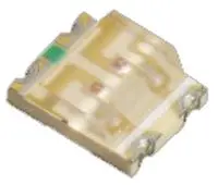 Produktfoto 1 von Kingbright Oberfläche LED Gelb, Grün 2.5 V, Cluster 2-LEDs, 100 °, 4-Pin 3025