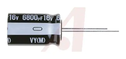 Produktfoto 1 von Nichicon VY Kondensator 47 μF Radiale Anschlussfahnen ±20 % / 400V, Ø 16 mm x 25 mm x 25 mm, 105 °C