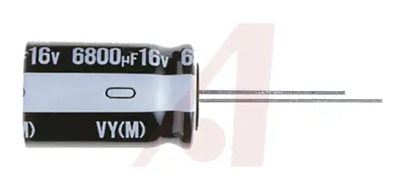 Produktfoto 1 von Nichicon VY, THT Aluminium-Elektrolyt Kondensator 2200μF ±20% / 10V dc, Ø 10mm x 16mm, bis 105°C