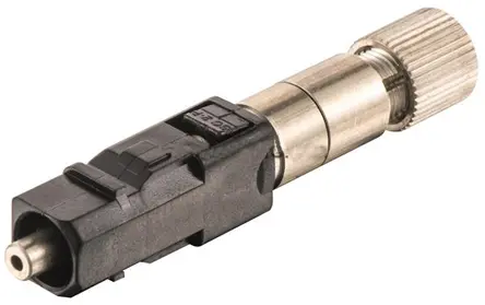 Produktfoto 1 von HARTING 2010 LWL-Steckverbinder, SC, Singlemode, Simplex, Polymer, 1 mm, UPC 2.5dB, Schwarz