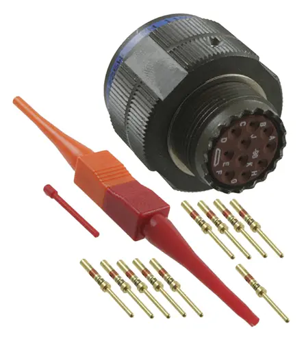 Produktfoto 1 von Amphenol Limited, D38999 MIL-Spec Rundsteckverbinder Gerade, 10-polig, 600 V ac, 850 V dc, Frei hängend, Gehäuse 13