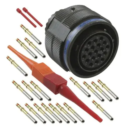 Produktfoto 1 von Amphenol Limited, D38999 MIL-Spec Rundsteckverbinder Gerade, 19-polig, 600 V ac, 850V dc, Frei hängend, Gehäuse 15