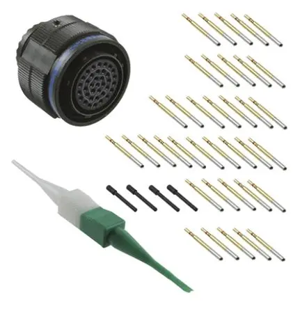 Produktfoto 1 von Amphenol Limited, D38999 MIL-Spec Rundsteckverbinder Gerade, 37-polig, 400 V ac, 550V dc, Frei hängend, Gehäuse 15