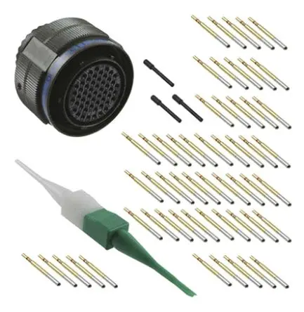 Produktfoto 1 von Amphenol Limited, D38999 MIL-Spec Rundsteckverbinder Gerade, 55-polig, 400 V ac, 550V dc, Frei hängend, Gehäuse 17