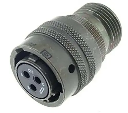 Produktfoto 1 von Amphenol Socapex, PT Kupferlegierung MIL-Spec Rundsteckverbinder Gerade, 3-polig, 1kV ac, Kabel, Gehäuse 12 Stecker,