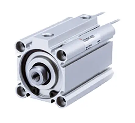 Produktfoto 1 von SMC CDQ2 Pneumatik-Kompaktzylinder 15 mm Doppeltwirkend, Bohrung Ø 50 mm, bis 1 Mpa