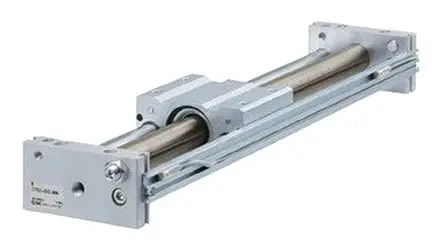 Produktfoto 1 von SMC Doppeltwirkend Kolbenstangenloser Pneumatikzylinder CY1S 250 mm 0.7 Mpa 15 mm
