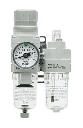 Produktfoto 1 von SMC AC 1/2 in FRL, Automatisch 5 μm 1/8 in, 1 Mpa