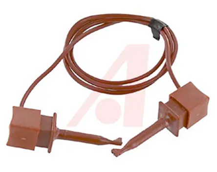 Produktfoto 1 von Mueller Electric Messleitung 5A, Schwarz Polyvinylchlorid-isoliert 600 mm, 30 V