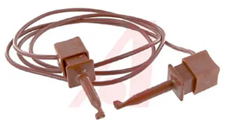 Produktfoto 1 von Mueller Electric Messleitung 5A, Rot Polyvinylchlorid-isoliert 0.9 m, 30V