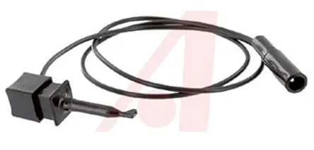 Produktfoto 1 von Mueller Electric Abgreifklemme, Kabel 5A, Schwarz Polyvinylchlorid-isoliert 600 mm, 300 V