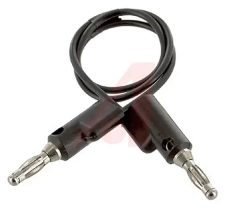 Produktfoto 1 von Mueller Electric Steckverbinder-Messleitung 5A Stecker / Stecker, Rot, Schwarz Polypropylen-isoliert 300 mm, 30 V