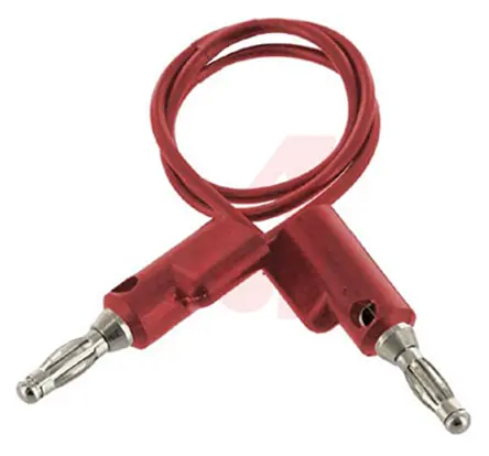 Produktfoto 1 von Mueller Electric Steckverbinder-Messleitung 5A Stecker / Stecker, Rot, Schwarz Polypropylen-isoliert 300 mm, 30 V