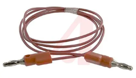 Produktfoto 1 von Mueller Electric Steckverbinder-Messleitung 10A Stecker / Stecker, Rot Polyvinylchlorid-isoliert 0.9 m, 300 V