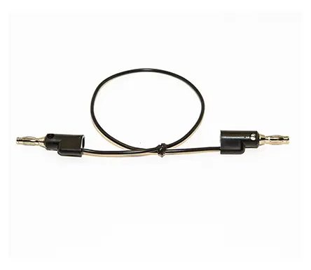 Produktfoto 1 von Mueller Electric Messleitung 10A Stecker / Stecker, Schwarz Polyvinylchlorid-isoliert 1.5 m, 300 V