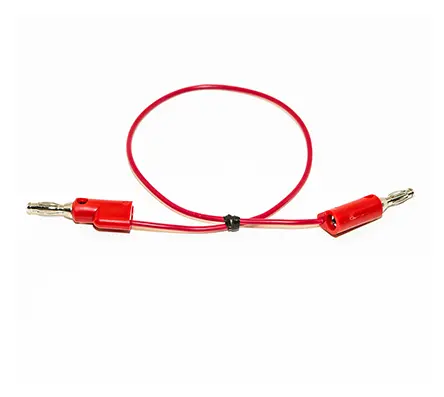 Produktfoto 1 von Mueller Electric Messleitung 10A Stecker / Stecker, Rot Polyvinylchlorid-isoliert 1.5 m, 300 V