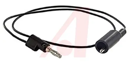 Produktfoto 1 von Mueller Electric Abgreifklemme, Kabel 10A / Stecker, Schwarz, Rot Polyvinylchlorid-isoliert 600 mm, 30 V