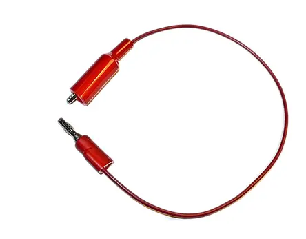 Produktfoto 1 von Mueller Electric Abgreifklemme, Kabel 10A / Stecker, Rot Polyvinylchlorid-isoliert 300 mm, 300 V
