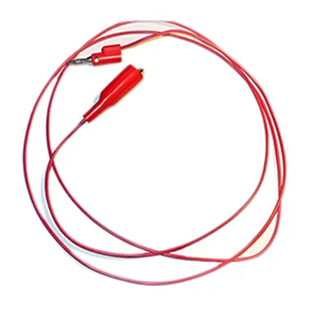 Produktfoto 1 von Mueller Electric Abgreifklemme, Kabel 10A / Stecker, Rot, Schwarz Polyvinylchlorid-isoliert 1.5 m, 30 V
