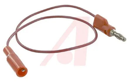 Produktfoto 1 von Mueller Electric Abgreifklemme, Kabel 10A / Stecker, Rot Polyvinylchlorid-isoliert 300 mm, 300 V