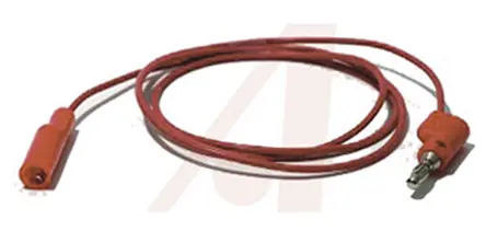 Produktfoto 1 von Mueller Electric Abgreifklemme, Kabel 10A / Stecker, Schwarz Polyvinylchlorid-isoliert 0.9 m, 300 V