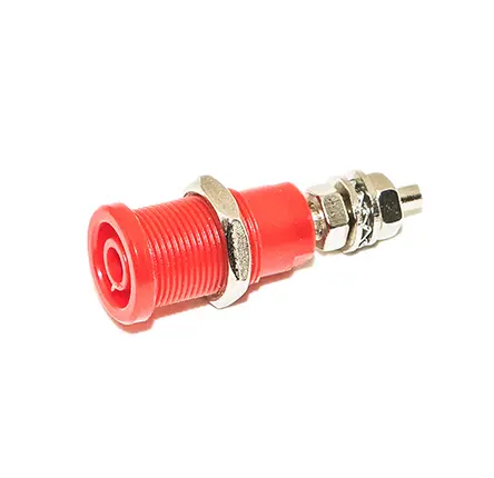 Produktfoto 1 von Mueller Electric 4 mm Buchse Rot Buchse für Laborstecker, Kontakt Nickel, 1000 V, 600 V 35A Stift
