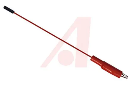 Produktfoto 1 von Mueller Electric Abgreifklemme, Kabel 3.5A / Buchse, Rot Polyvinylchlorid-isoliert 600 mm, 1 kV, 300 V, 600 V