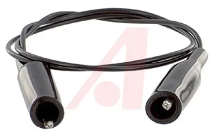 Produktfoto 1 von Mueller Electric Abgreifklemme, Kabel 10A, Schwarz Polyvinylchlorid-isoliert 600 mm, 300V