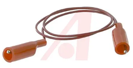 Produktfoto 1 von Mueller Electric Abgreifklemme, Kabel 10A, Rot Polyvinylchlorid-isoliert 600 mm, 300V