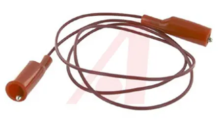 Produktfoto 1 von Mueller Electric Abgreifklemme, Kabel 10A, Rot Polyvinylchlorid-isoliert 0.9 m, 300 V
