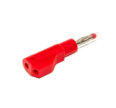 Produktfoto 1 von Mueller Electric 4 mm Stecker Rot Bananenstecker, 1000 V Lot