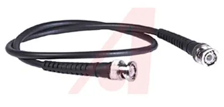Produktfoto 1 von Mueller Electric BNC-Messleitung Stecker / Stecker, Schwarz ABS-isoliert 600 mm, 300 V ac