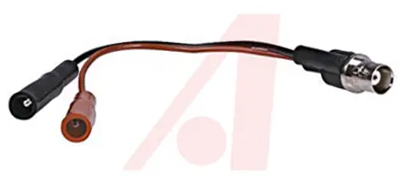 Produktfoto 1 von Mueller Electric BNC-Messleitung 10A Buchse, Schwarz Polyvinylchlorid-isoliert 100 mm, 300 V ac