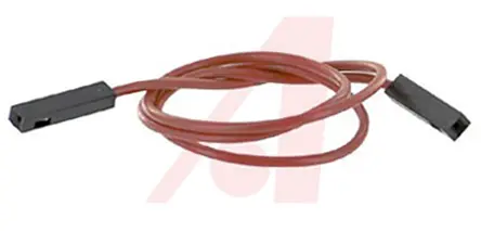 Produktfoto 1 von Mueller Electric Messleitung 3A Buchse / Buchse, Rot Polyvinylchlorid-isoliert 300 mm, 300 V