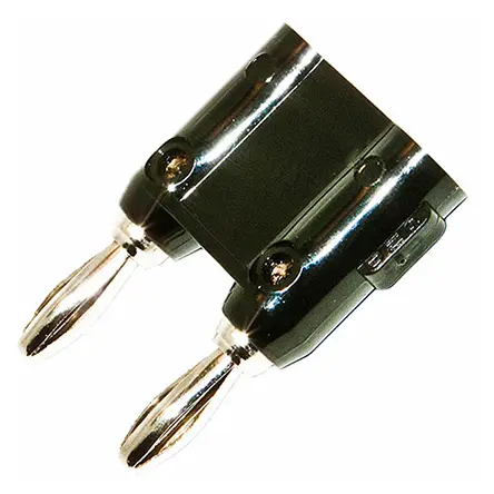 Produktfoto 1 von Mueller Electric 4 mm Stecker Schwarz Bananenstecker, Kontakt Nickel, 5000 V Steckbar
