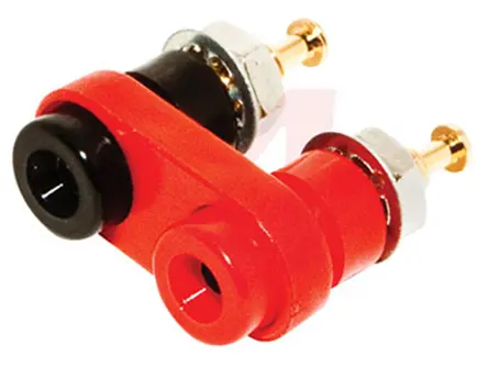 Produktfoto 1 von Mueller Electric Prüfbuchse Buchse, Schwarz, Rot Berylliumkupferlegierung