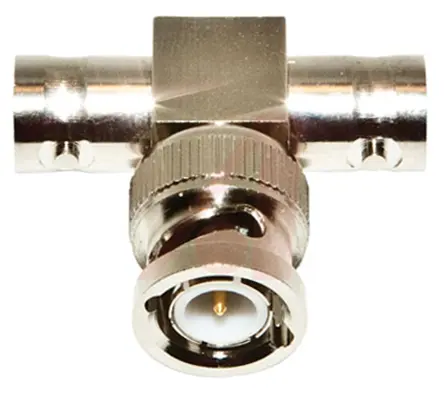 Produktfoto 1 von Mueller Electric HF Adapter, 50 Ω, Gerade Stecker Buchse, Koaxial Nennspannung