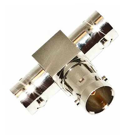 Produktfoto 1 von Mueller Electric HF Adapter, 75 Ω, T Buchse Buchse, Koaxial Nennspannung