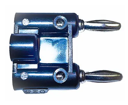 Produktfoto 1 von Mueller Electric 4 mm Stecker Schwarz Bananenstecker, Kontakt Nickel, 5000 V, Schraubanschluss